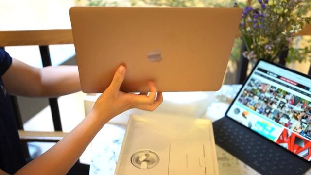 Unbox Macbook Air 2020 Gold смотреть онлайн