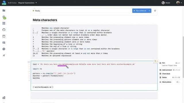 Meta Characters | Automate Everything with Python