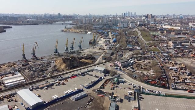 Дублёр Люблинской улицы. Стоянка АМПП. Южный речной порт смотреть онлайн