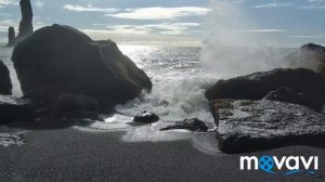 «Черный пляж» Рейнисфияра. Исландия. Black bich, Reynisfjara, Iceland.