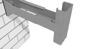 Монтаж ВЕНтилируемых ФАсадных Систем ВЕНФАС. Кронштейн, максимальная длина относа.
