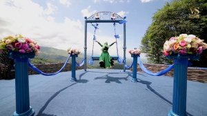 Айна Исаева  в горах Беноя