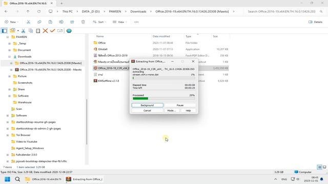 How to install Office.2016-19.x64.EN.TH.16.0.13426.20308 [Mawto] for use