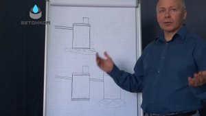 № 2. Автономная канализация из двух колодцев. Из чего строить.