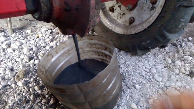 Как заменить масло в редукторе на мотоблоке Forte
