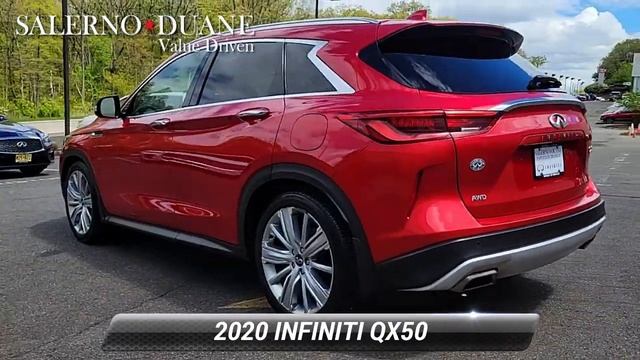 Certified 2020 INFINITI QX50 SENSORY, Denville, NJ 3613CP смотреть онлайн