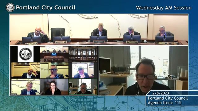 Portland City Council Meeting AM Session 02/08/23 смотреть онлайн