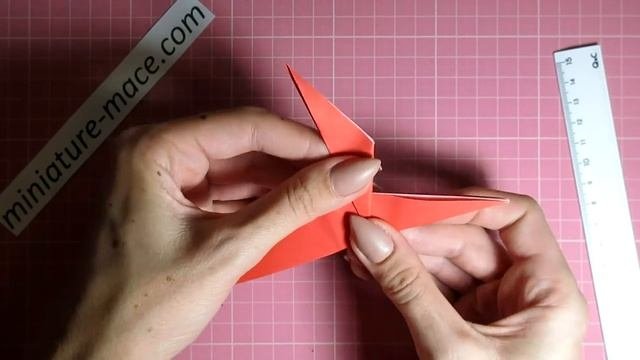 Оригами динозавр  пахицефалозавр/Легкое /Origami Easy Dinosaur Pachycephalosaurus