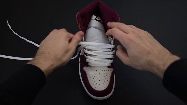 HOW TO LACE NIKE AIR JORDAN 1 HIGH LOOSELY (THE BEST WAY) смотреть онлайн