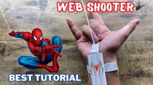 SPIDER MAN WEB SHOOTER PAPER CRAFT FULL TUTORIAL | DIY PAPER WEB SHOOTER ORIGAMI WORLD WEAPON CRAFT