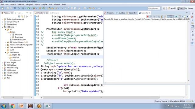 Servlet/JSP with Hibernate Part 6.1 смотреть онлайн