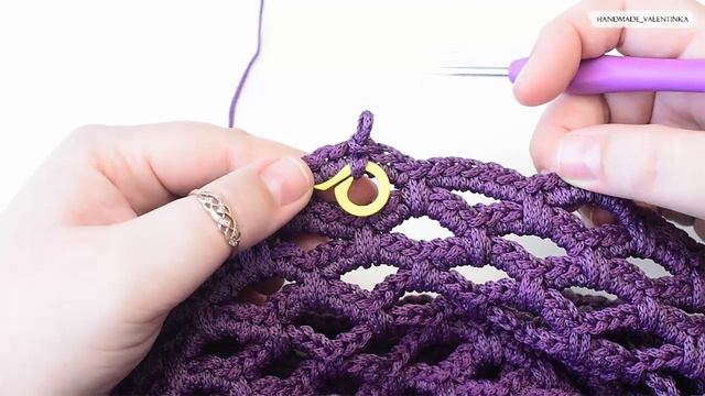 АВОСЬКА КРЮЧКОМ из шнура/ укрепление арок / Crochet bag