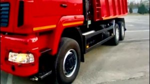 Новый газовый самосвал МАЗ 65012К