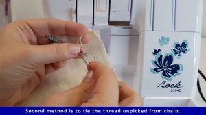 How to use the Brother 2504D Overlocker