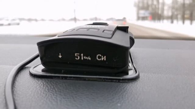 Roadgid Detect - работа радар-детектора (Лазер) смотреть онлайн