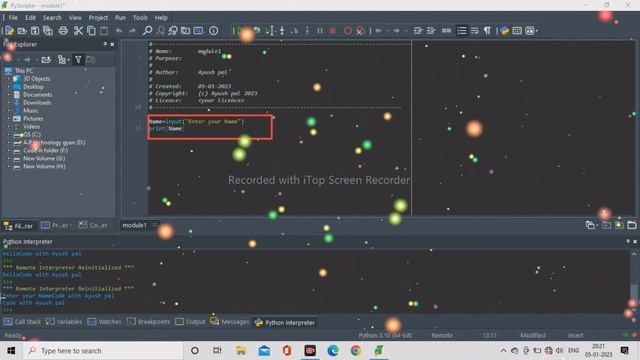 variable and input in use python#python#variablesinpython#input