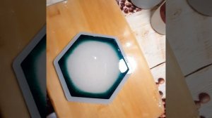 Подстаканник из эпоксидной смолы "Кораллы"