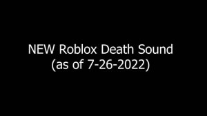 Roblox Death Sound - OLD (OOF) vs NEW (2022)