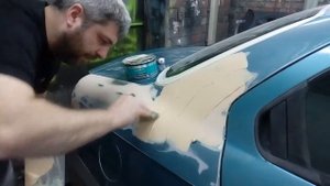 Как зашпаклевать крыло автомобиля