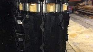 Stels Ермак  как  я натягиваю гусянки .