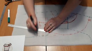 Выкройка ассиметричного воротника к широкой горловине.mp4