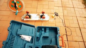 Так можно? Циркулярка из аккумуляторной болгарки УШМ ЗУБР AB-125-42