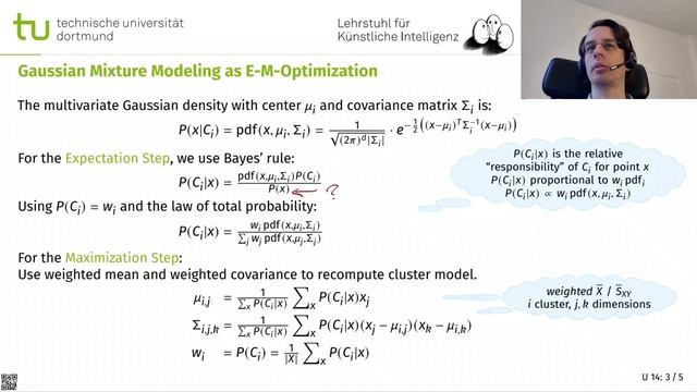 ML U14: Clusteranalyse mit Normalverteilungen (Gaussian Mixture Modeling/GMM/EM Clustering) смотреть онлайн