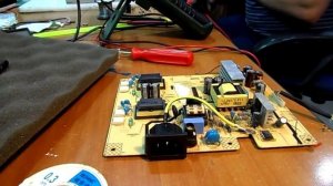 Ремонт монитора Benq FP91G+ (Q9T4)  Ремонт блока питания