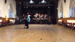 ANGEL MIGUEL ZOTTO & DAIANA GUSPERO rehearsing at the "2016 England International Tango Festival"