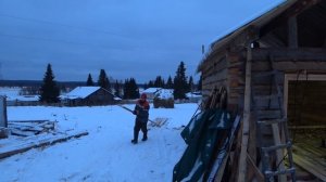 СТЕЛЮ ПОЛ В ГАРАЖЕ / ДЕРЕВЕНСКИЙ БЫТ.