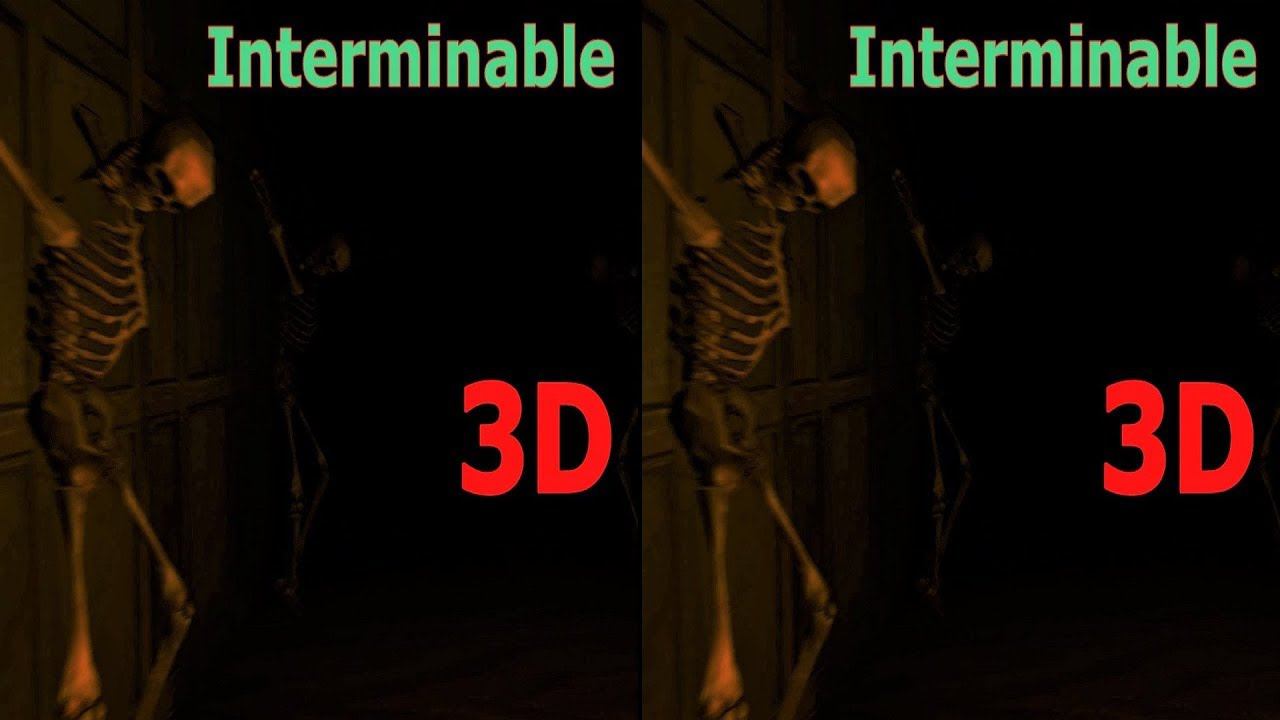 Interminable horror 3D video SBS VR box Google Cardboard смотреть онлайн