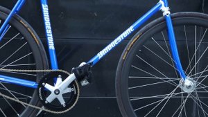 Велосипед с фиксированной передачей на фреймсете Bridgestone NJS. Fixedgear.