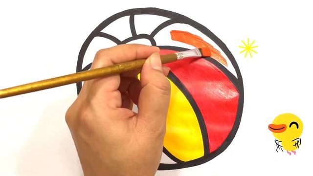 çocuklar için top nasıl çizilir | Kак нарисовать мяч для детей | วิธีการวาดลูกบอลสำหรับเด็ก