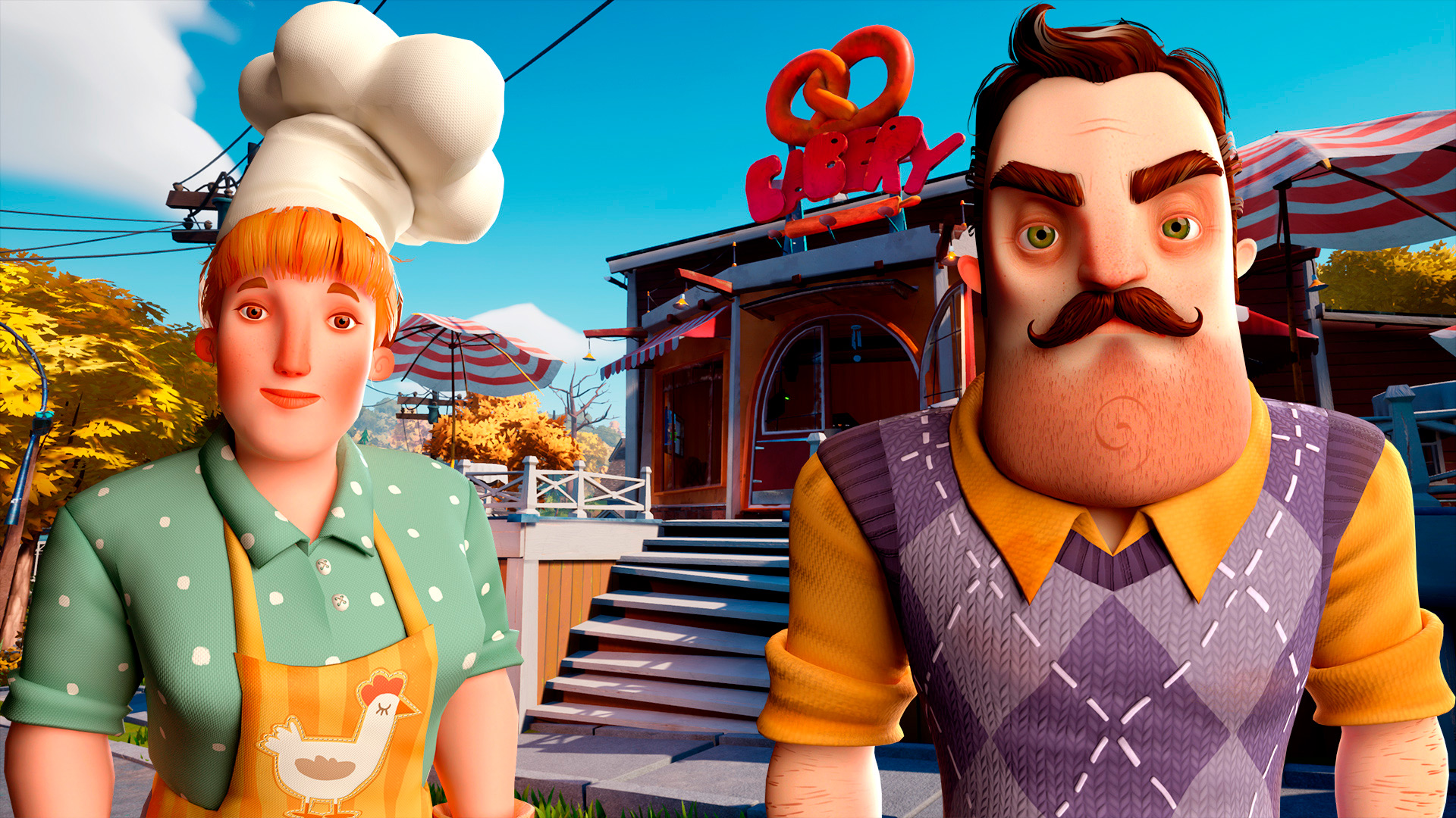 Minecraft мод житель попал в игру hello Neighbor.