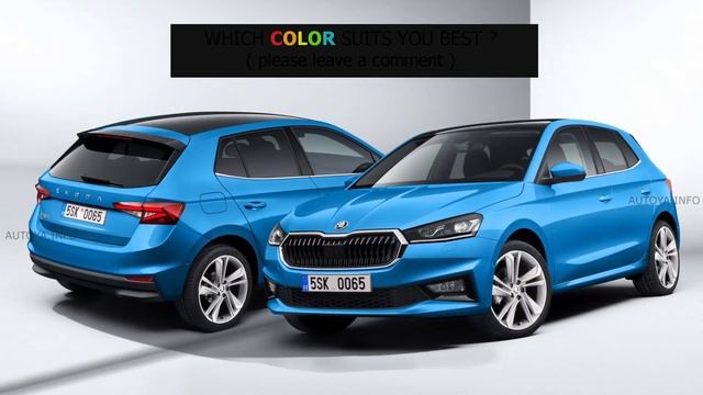 2022 Skoda FABIA 4 - Presentation and Colors for the New 2021 IV Model