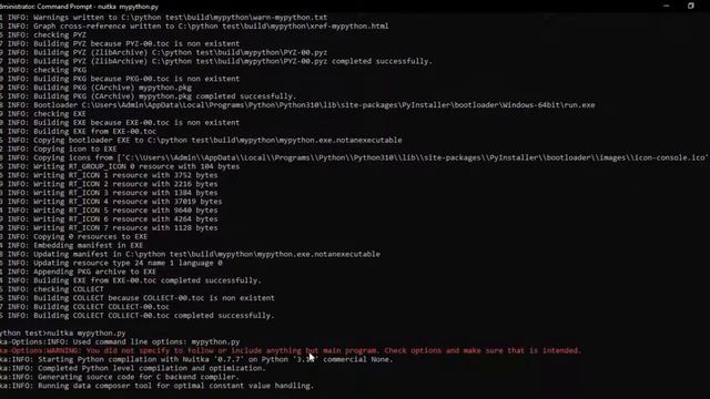 Convert any python file to .exe using pyinstaller , nuitka ,py2exe installers смотреть онлайн