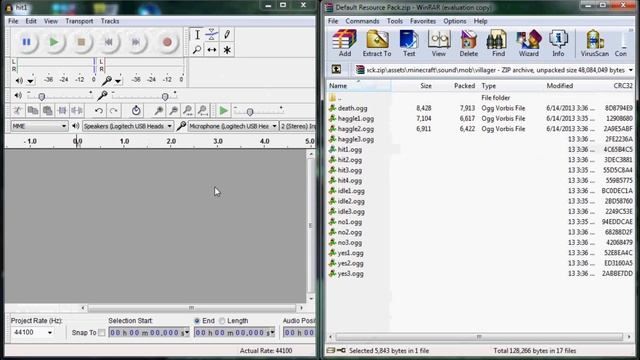 Minecraft - How to make a Resource Pack 1.7.2+ (Changing Sounds and Textures) смотреть онлайн