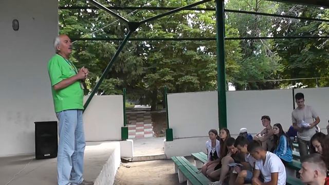 Молодежная летняя школа Eco-TIRAS "Dniester 2016" выступление Ильи Тромбицкого смотреть онлайн