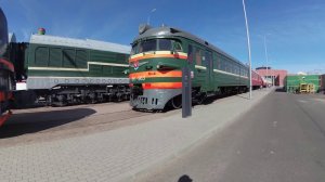 Музей РЖД. Экспозиция и тренажер "машинист ТЭП70"