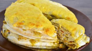 ? Лазанья с грибами в лаваше ? Lasagna with mushrooms in lavash