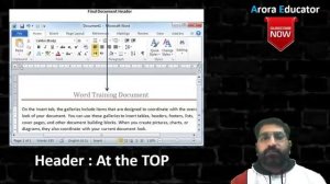 MS Word MCQ's - Part 1 | Computer by Sachin Sir | Arora Educator