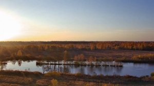 Озеро Сиваш г. Щелково съемка с Дрона под релакс-музыку