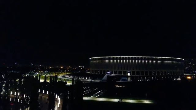 Краснодар ночью.