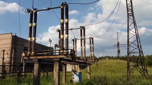 ОРУ 220кВ, линейный разъединитель 220кВ, тип РНДЗ 2 220кВ