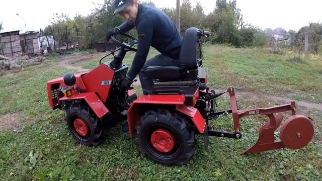 Обзор мини-трактора МТЗ 132Н. Overview mini tractor MTZ 132N. смотреть онлайн