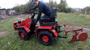Обзор мини-трактора МТЗ 132Н. Overview mini tractor MTZ 132N.