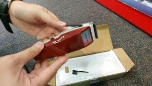 Unboxing Moser  Professional Hair Clipper Red/Silver Model Number : 1400-0050