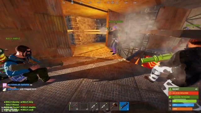 RUST ZERG WIPE PROGRESSION // HOW BULLY DOMINATES VITAL // RAIDS & PVP #7 смотреть онлайн