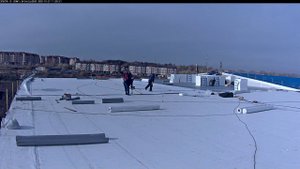 Устройство  совмещенной кровли с использованием  ТПО мембраны