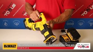 Dewalt DCS367 18V Reciprocating Saw With 2 x 4.0Ah Batteries, Charger & Case | UK Planet Tools